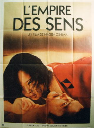 Affiche "l'empire des sens" Oshima 1976 www.interinfo.co.jp/year1970.htm.